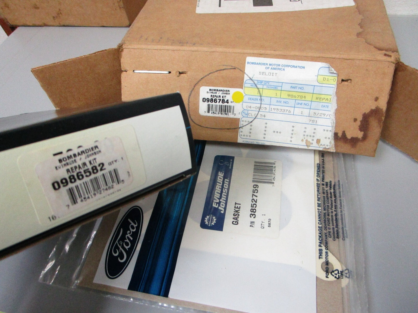 *NEW OEM* 0720 OMC Johnson Evinrude Carburetor Repair Kit 986784 0986784