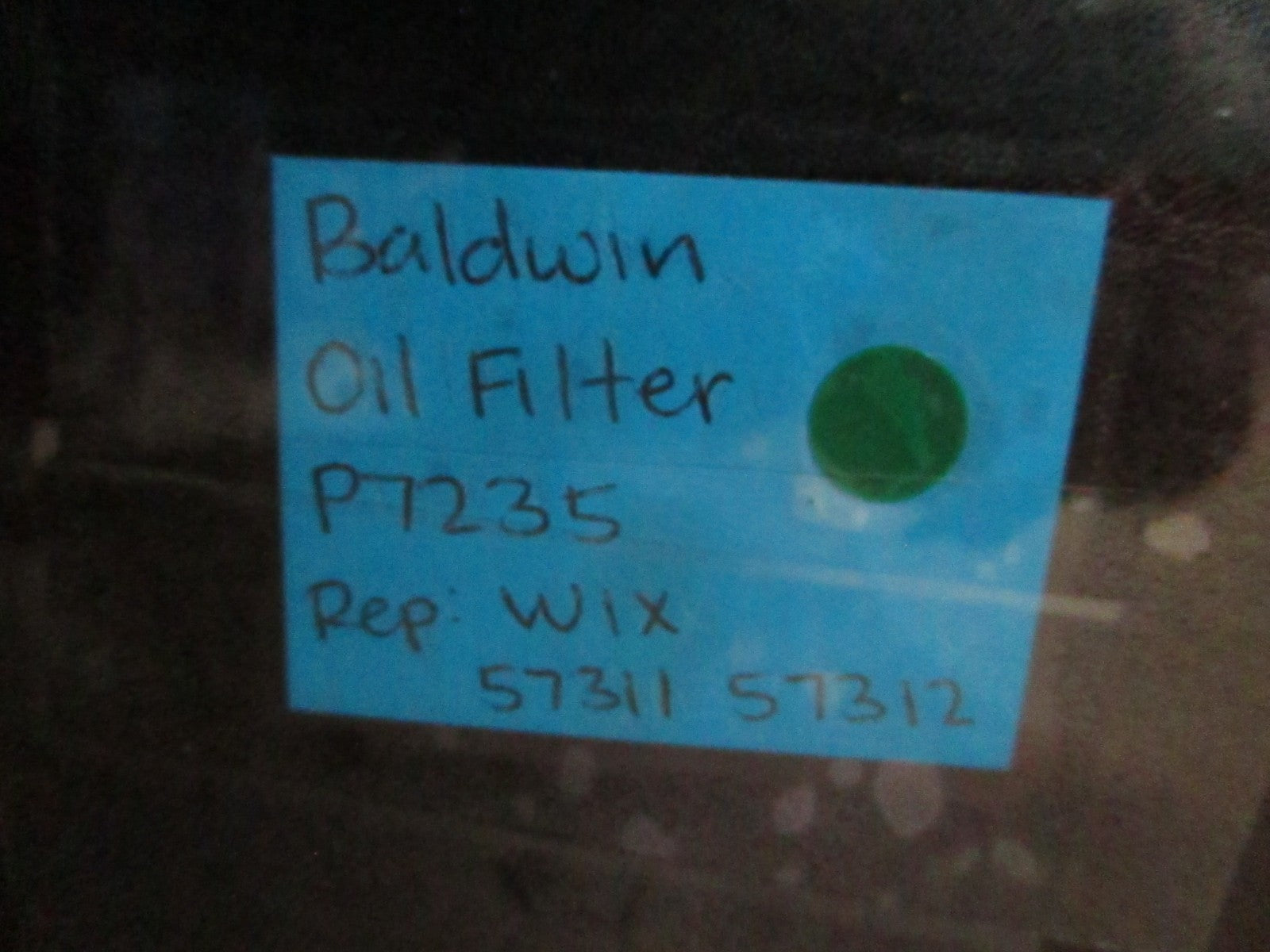 NEW (LOT OF 4) P7235 Baldwin Oil Filter Rep: 57311 57312 WIx 0820