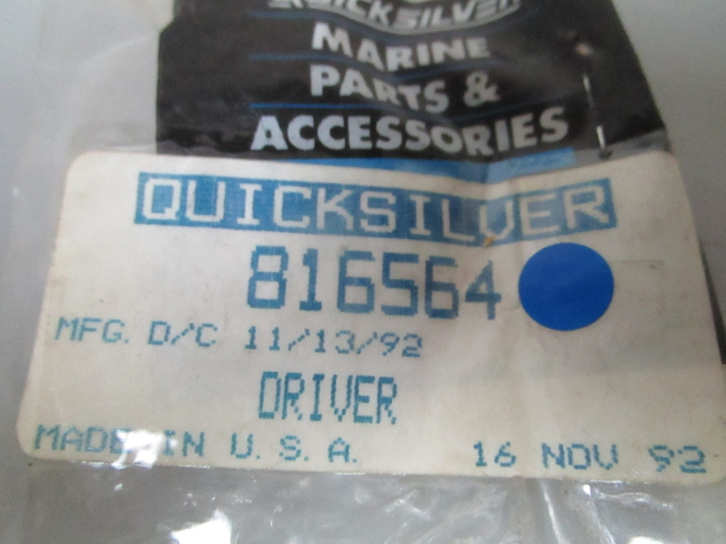 *NEW OEM* 0810 Mercury Quicksilver Driver 816564