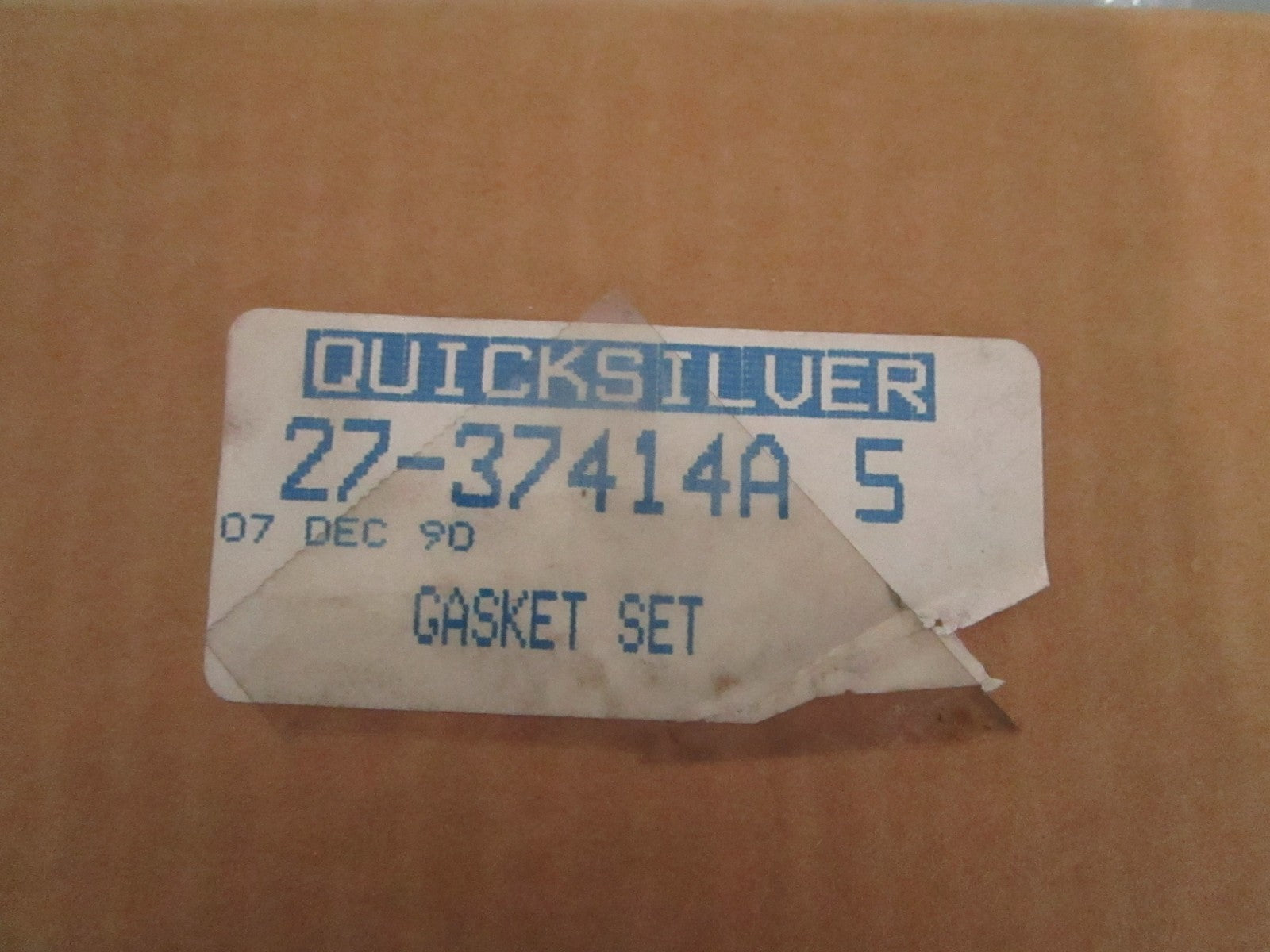 NEW OEM 27-37414A5 Mercury Quicksilver Gasket Set 0820