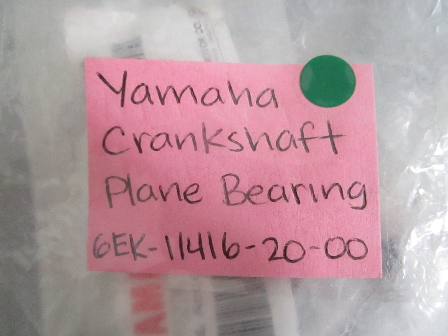NEW OEM 6EK-11416-20-00 Yamaha Crankshaft Plane Bearing 0820