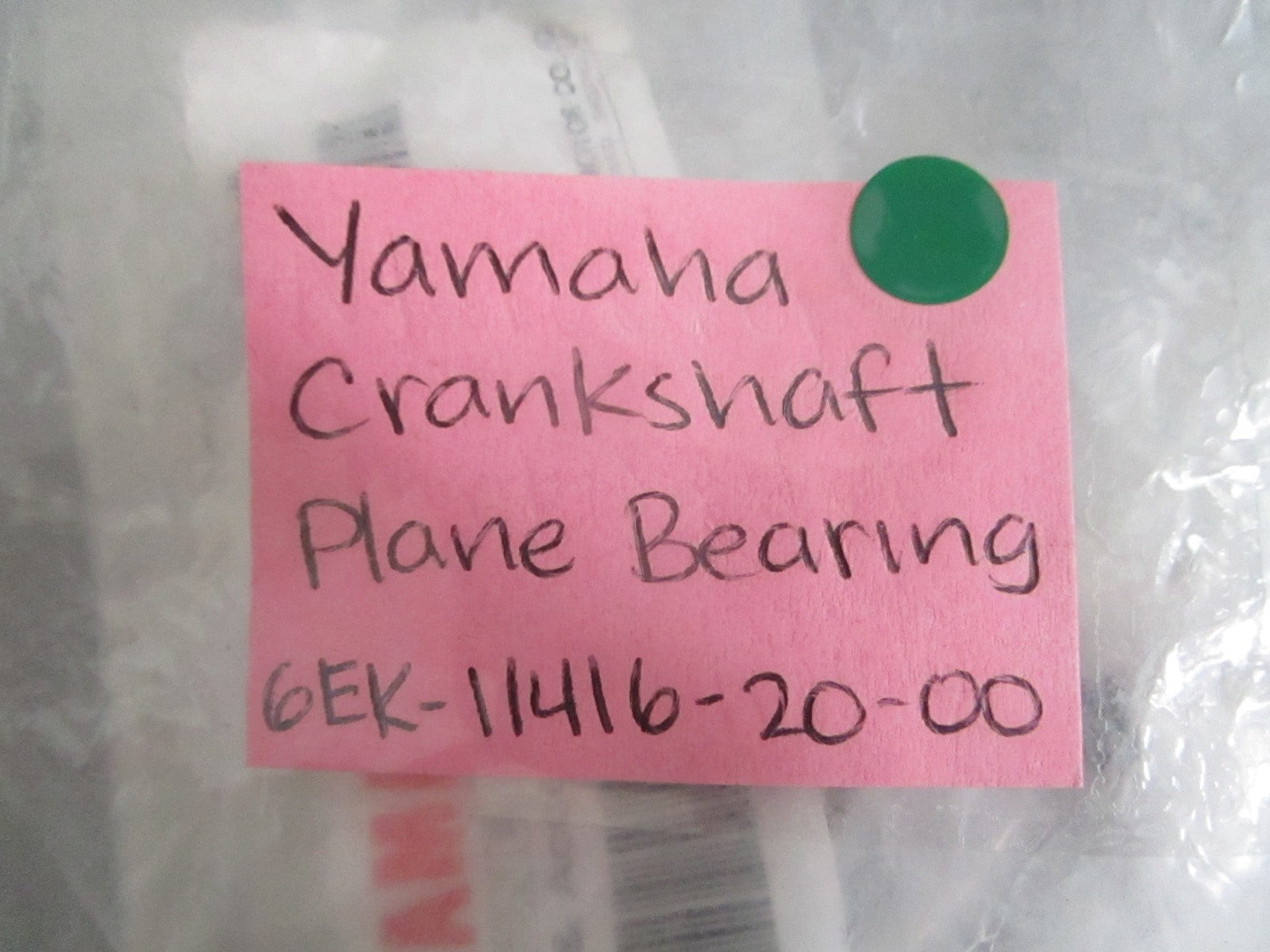 NEW OEM 6EK-11416-20-00 Yamaha Crankshaft Plane Bearing 0820