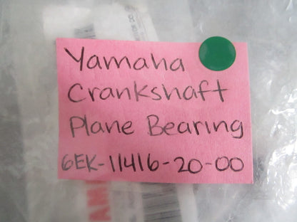 NEW OEM 6EK-11416-20-00 Yamaha Crankshaft Plane Bearing 0820
