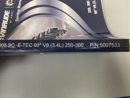*NEW OEM* 0670 Evinrude ETEC 250-300 HP Service Manual 5007533
