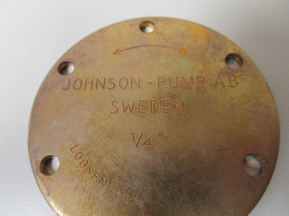 *NEW OEM* 0720 Volvo Penta 1/4" Johnson Pump Cover 803724