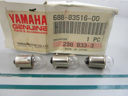 NEW OEM (LOT OF 3) 688-83516-00-00 Yamaha Bulb 0810