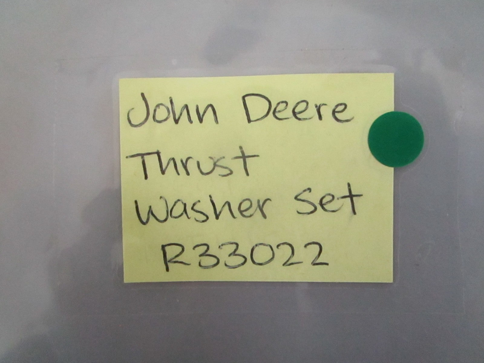 NEW OEM R33022 John Deere Thrust Washer Set 0820