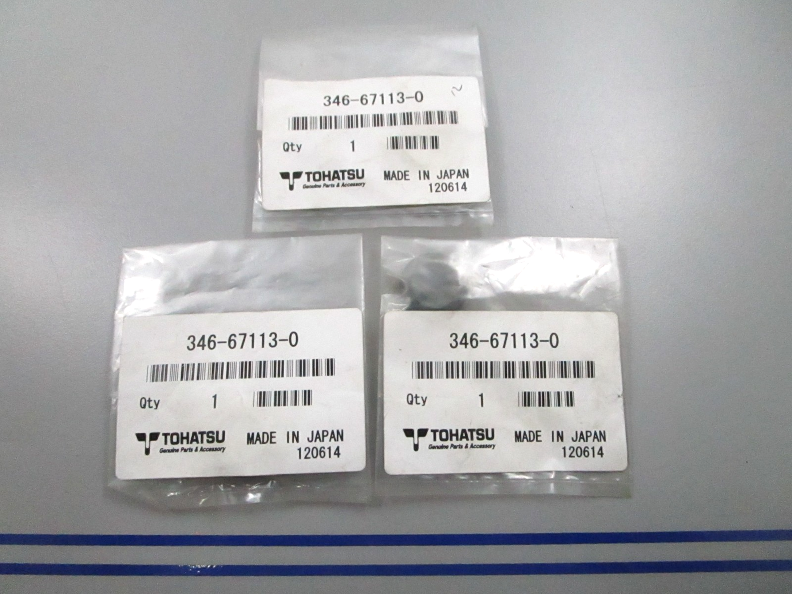 *NEW OEM* (LOT OF 3) 0810 Tohatsu Rubber Mount 346-67113-0 346671130