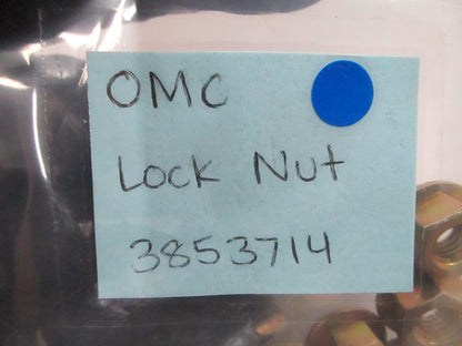 *NEW OEM* (LOT OF 5) 0810 OMC Johnson Evinrude Lock Nut 3853714