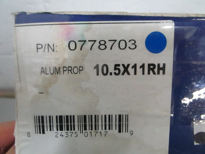 *NEW OEM* 0820 OMC Johnson Evinrude 10.5×11 RH Propeller 778703 0778703