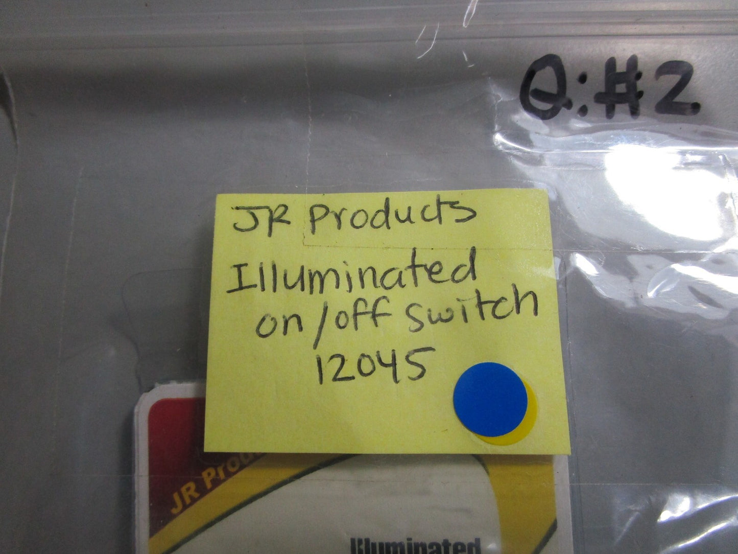 *NEW* 0810 JR Products Illuminated On/Off Switch 12045