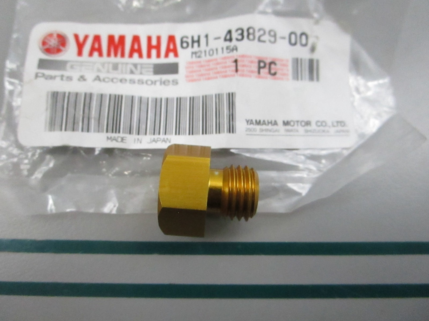 NEW OEM 6H1-43829-00-00 Yamaha Reservoir Plug 0810