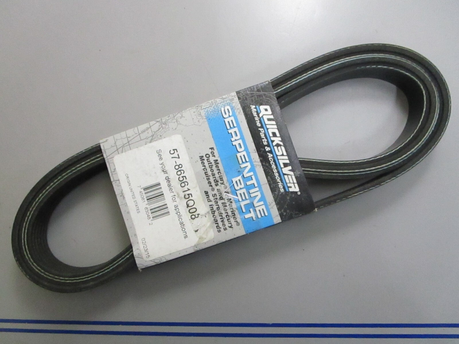 *NEW OEM* 0820 Mercury Quicksilver Serpentine Belt 57-86515Q08