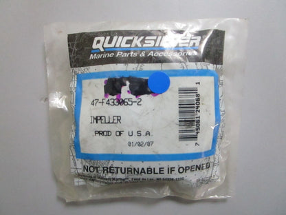 *NEW OEM* 0770 Mercury Quicksilver Impeller 47-F433065