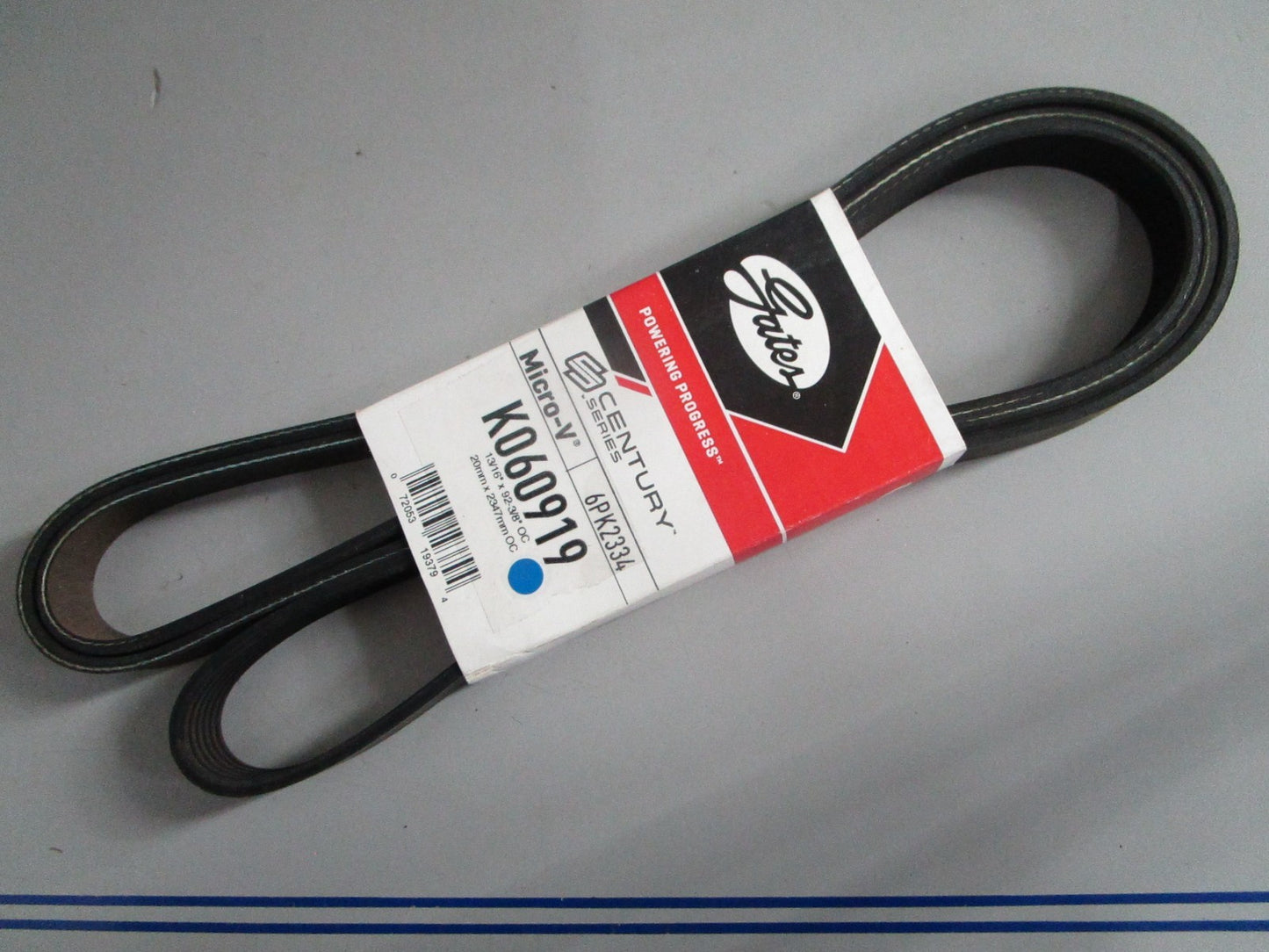 NEW K060919 Gates Century Series Micro-V Serpentine Belt 0820