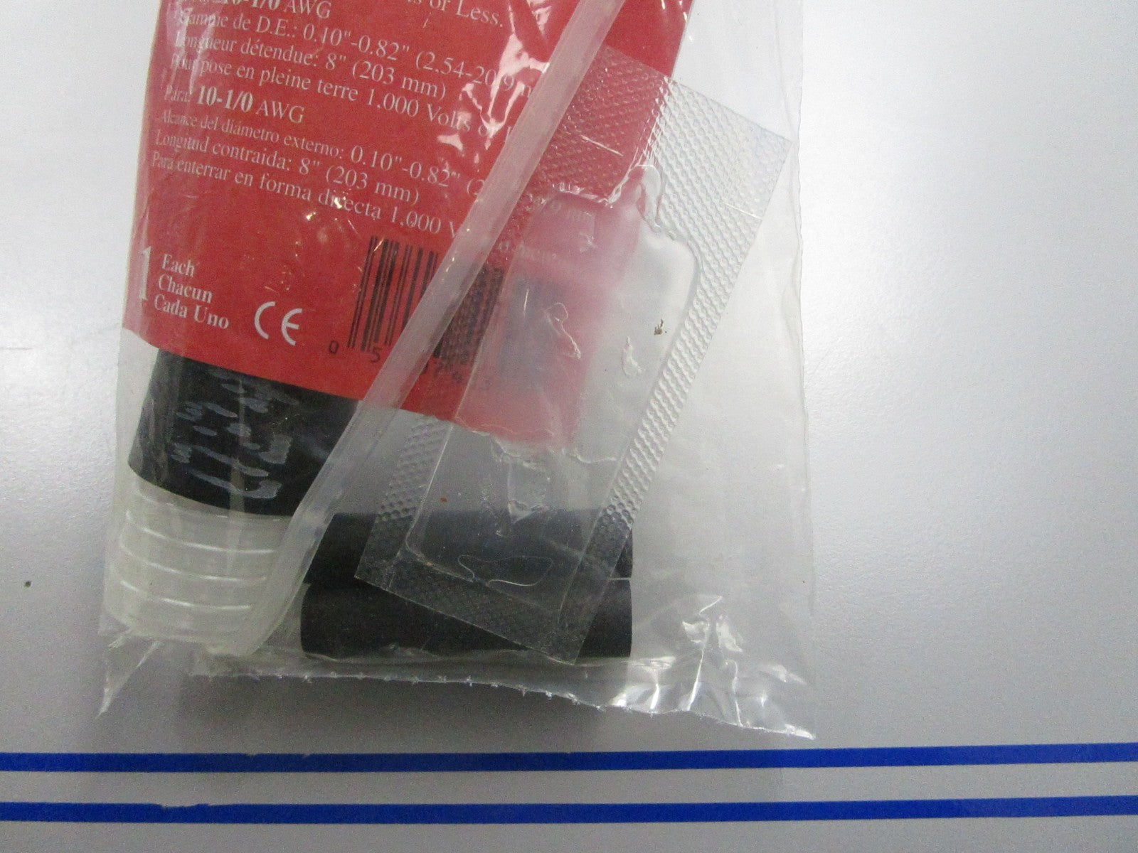 *NEW* 0810 3M 10-1/0 AWG Cold Shrink Connector Insulator 8424-8