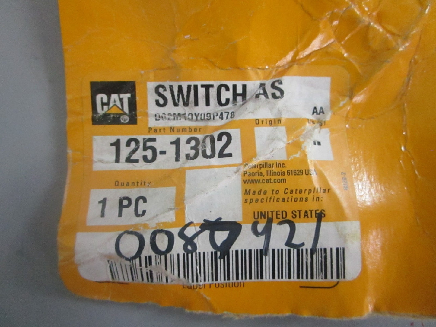 *NEW OEM* 0820 CAT Switch 125-1302