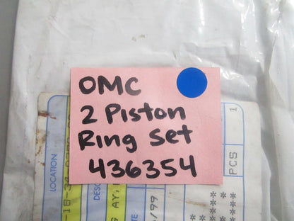 *NEW OEM* 0810 OMC Johnson Evinrude 2 Piston Ring Set 436354 0436354