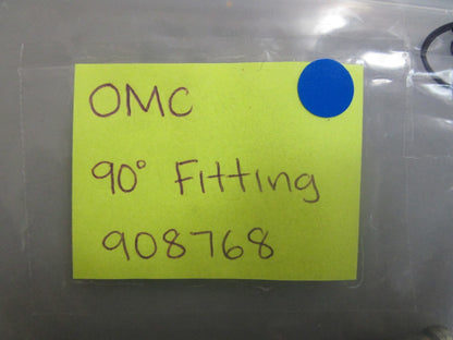 *NEW OEM* 0810 OMC Johnson Evinrude 90 Degree Fitting 908768 0908768