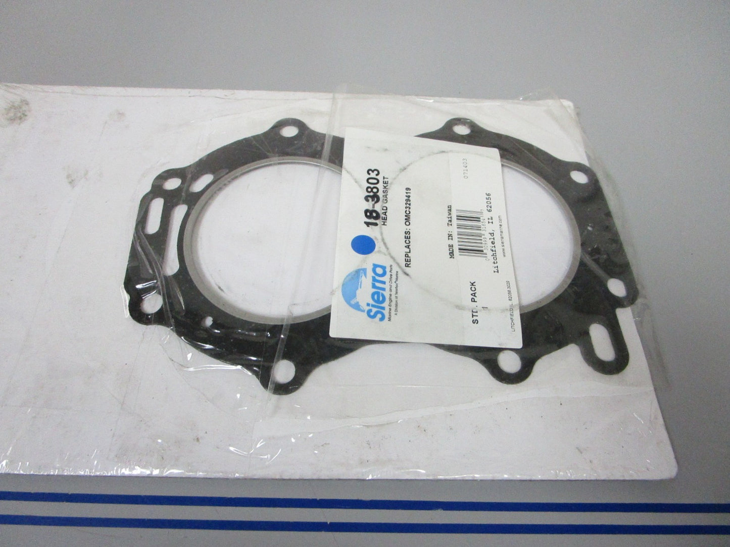 *NEW* 0720 Sierra Head Gasket 18-3803 Replaces: OMC Evinrude 329419 0329419