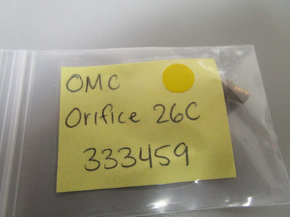 *NEW OEM* 0810 OMC Johnson Evinrude Orifice 26C 333459 0333459