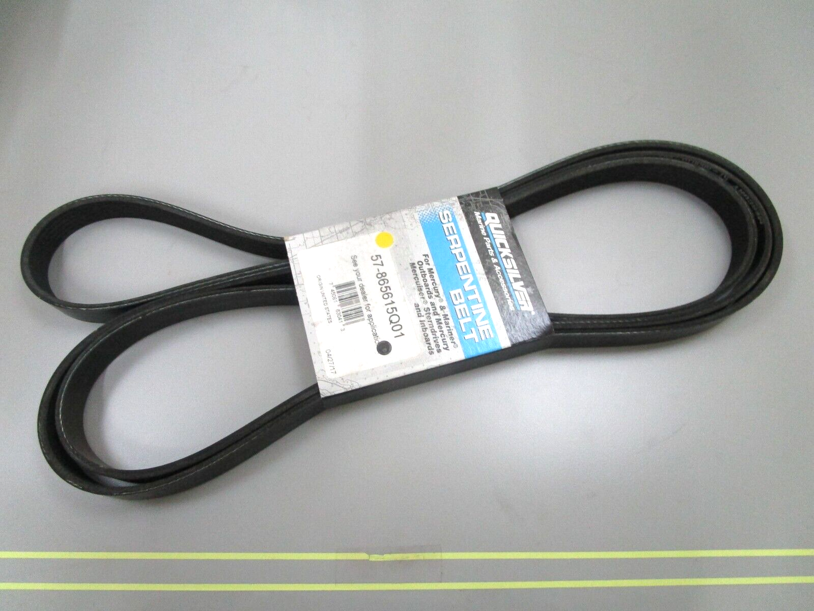 *NEW OEM* 0750 Mercury Quicksilver  SERPENTINE BELT 57-865615Q01