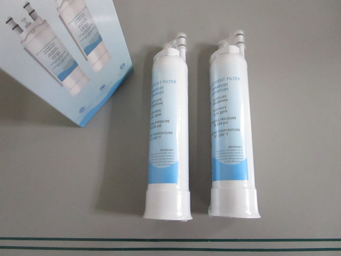 Frigidaire Replacement Water Filter LOT OF 2 FPPWFU01 EPPWFU01 NOS 0820