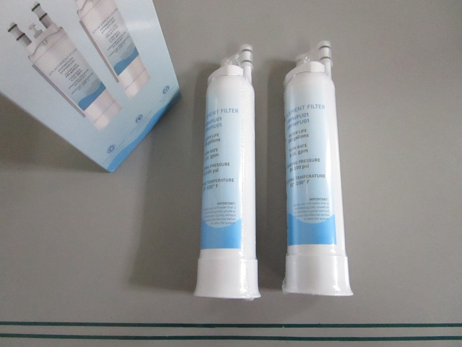 Frigidaire Replacement Water Filter LOT OF 2 FPPWFU01 EPPWFU01 NOS 0820