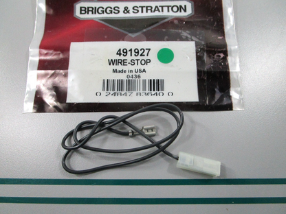 NEW OEM 491927 Briggs & Stratton Stop Wire 0810