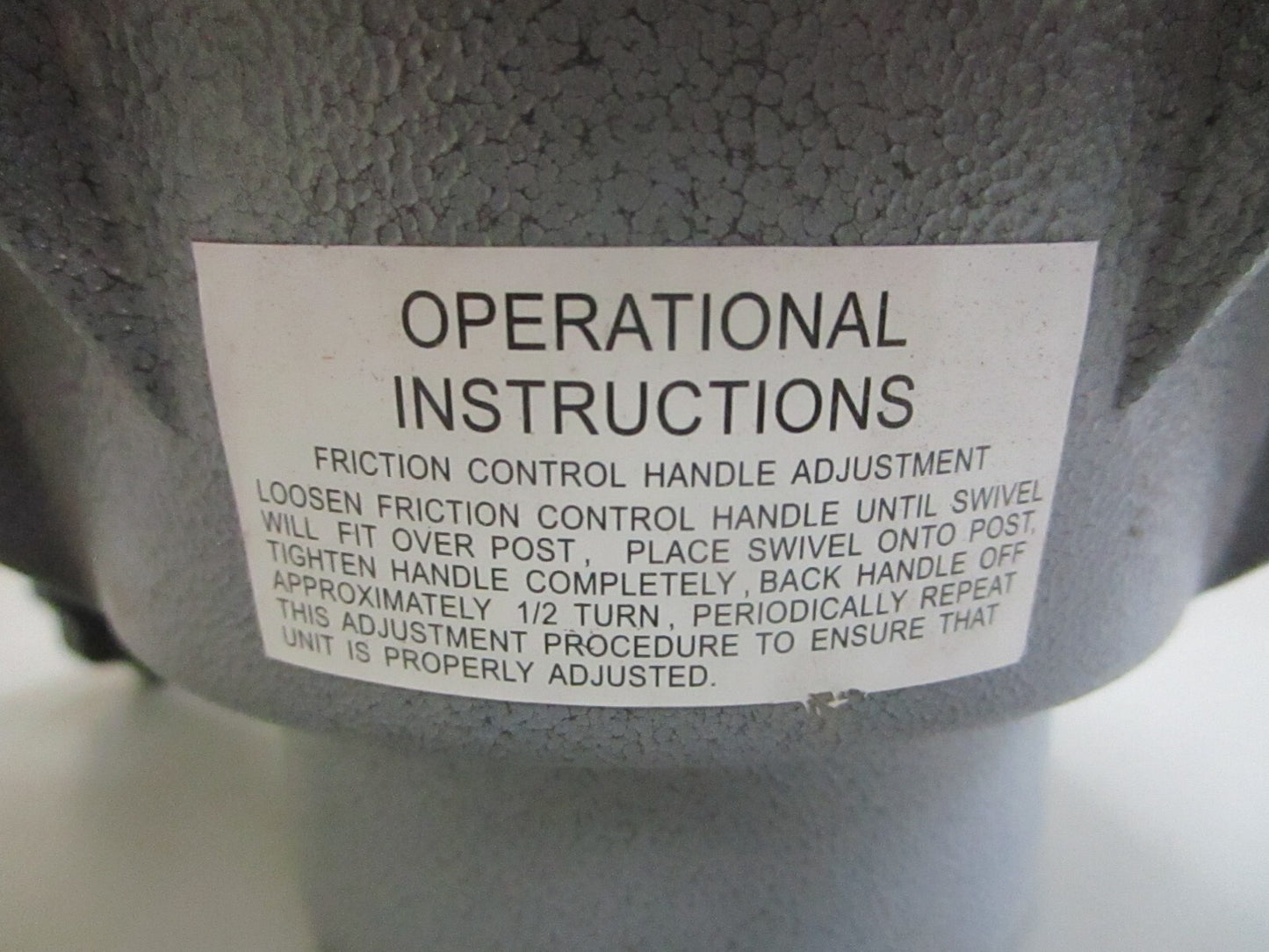 *NEW* 0820 Springfield Trac-Lock III Pedestal Swivel 1100021