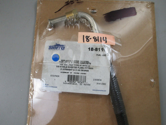*NEW* 0820 Sierra Fuel Line 18-8114 Replaces: Copper or Steel Fuel Lines