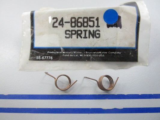 NEW OEM (LOT OF 2) 24-86851 Mercury Quicksilver Spring 0810