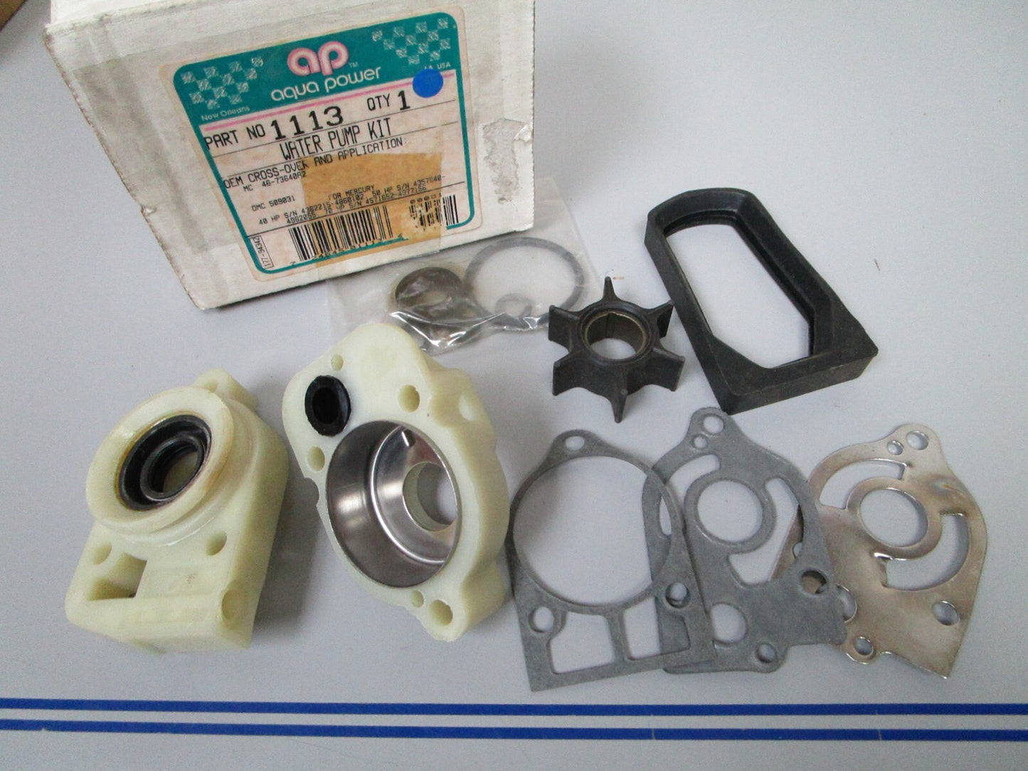 *NEW* 0720 Aqua Power Water Pump Kit 1113 Replace: Mercury 46-73640A2 OMC 509031