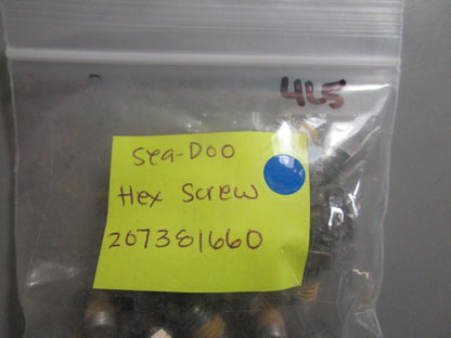 *NEW* (LOT OF 5) 0810 Sea-Doo Hex Screw 207381660