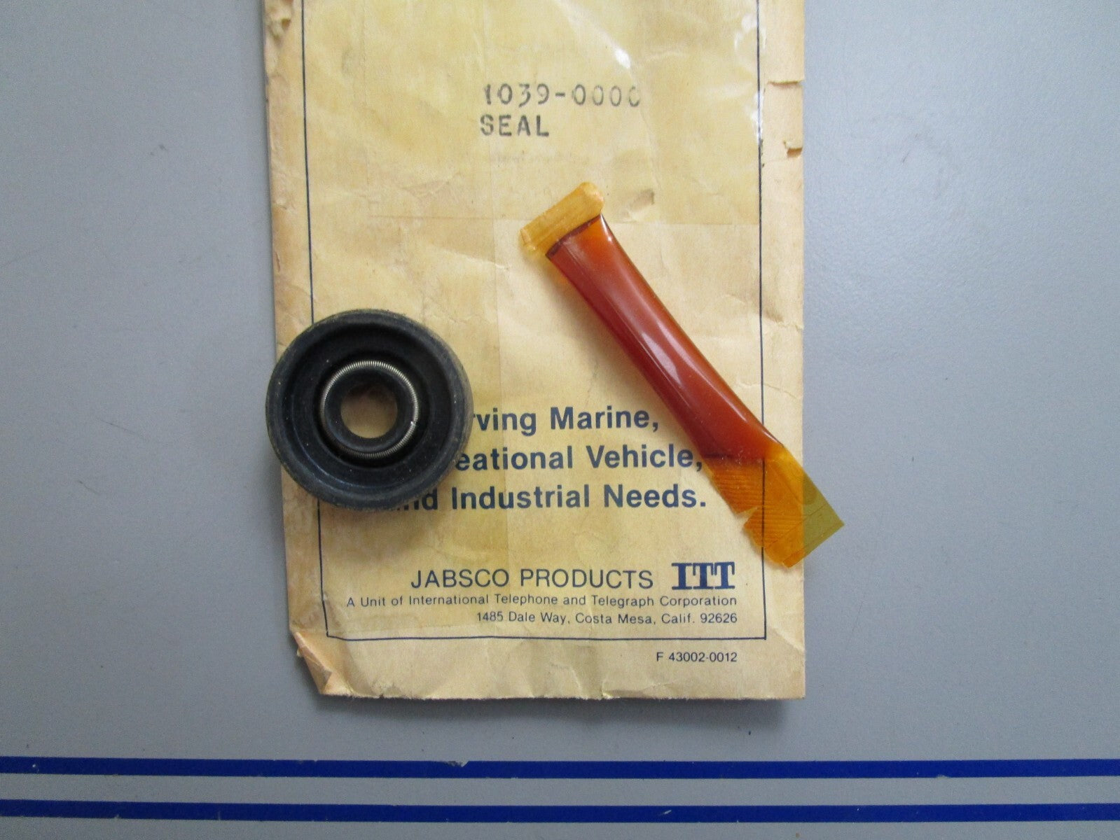 *NEW OEM* 0820 Jabsco Seal 1039-0000