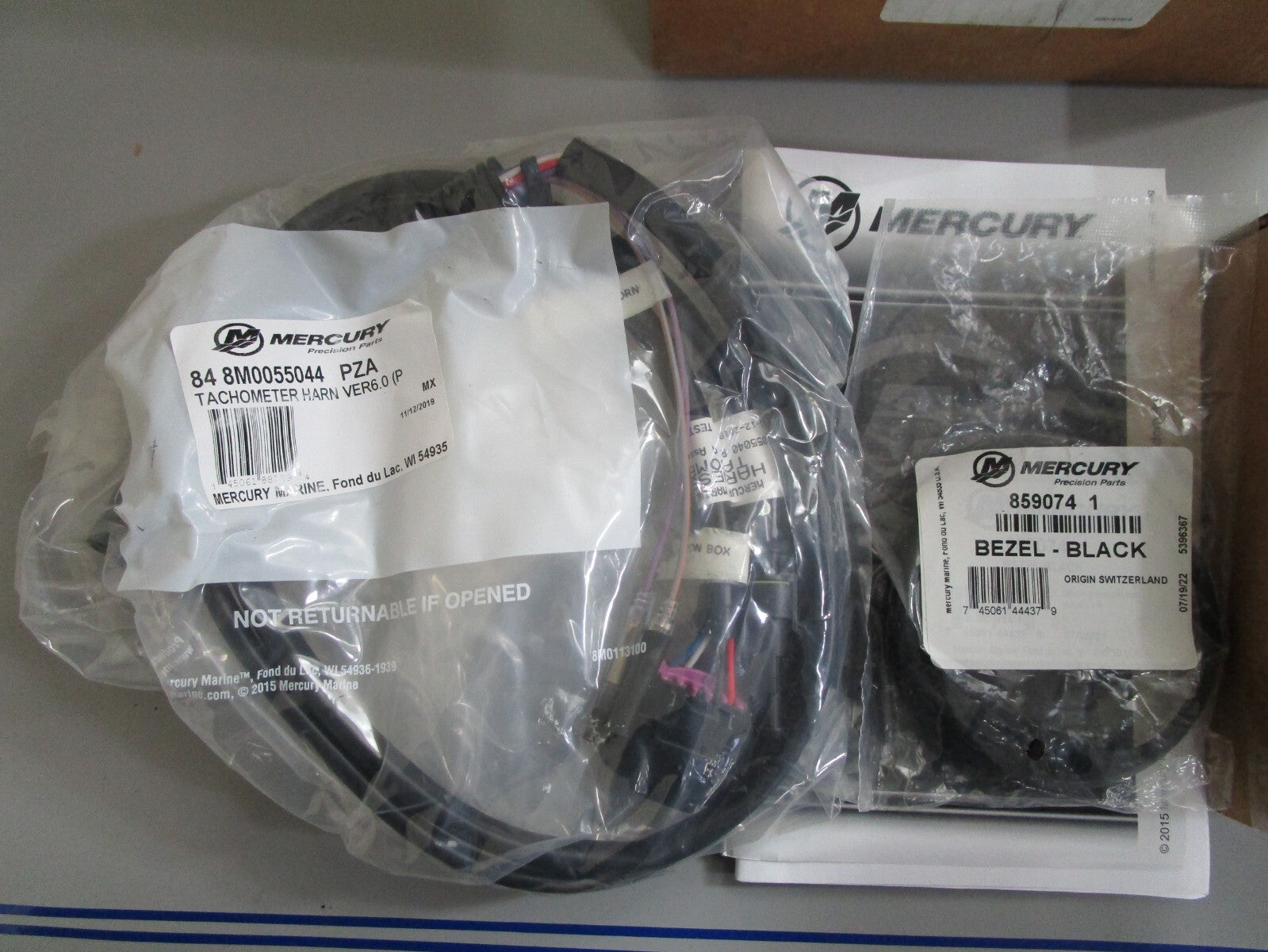 *NEW OEM* 0820 Mercury Quicksilver Helm Mount Tach Kit 79-8M0097226