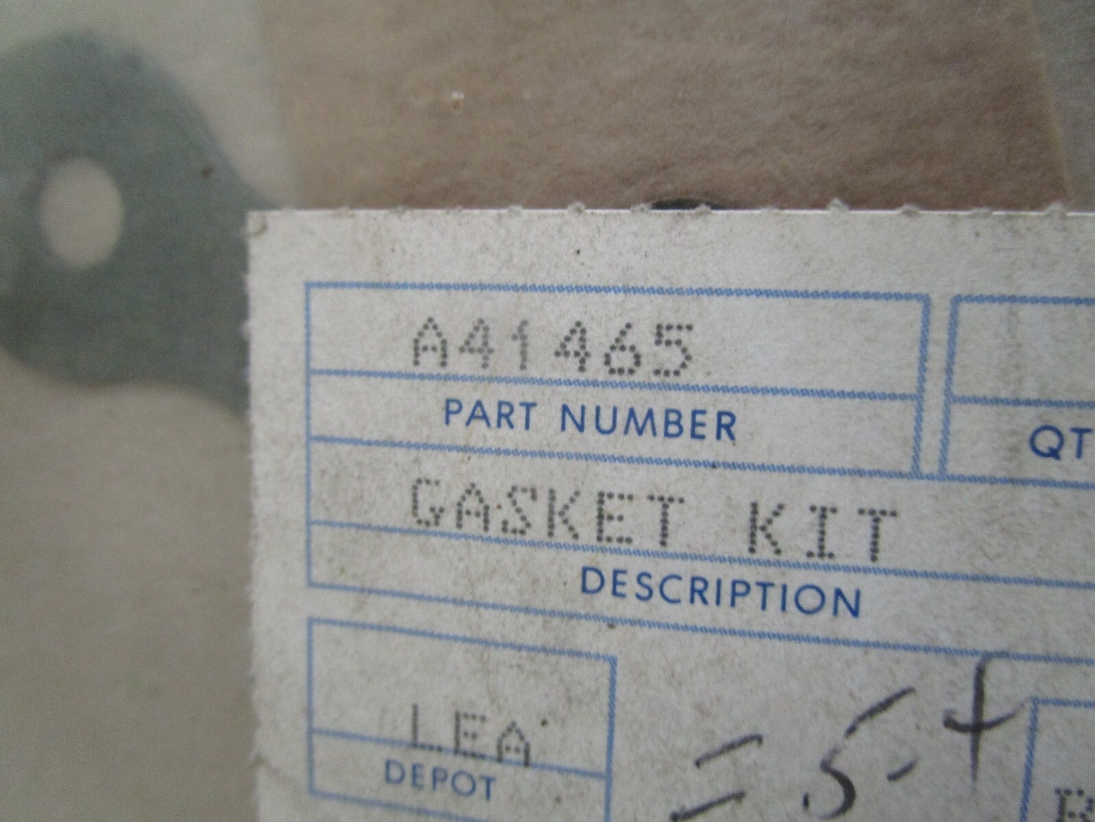 *NEW OEM* 0820 Case IH Gasket Set A41465
