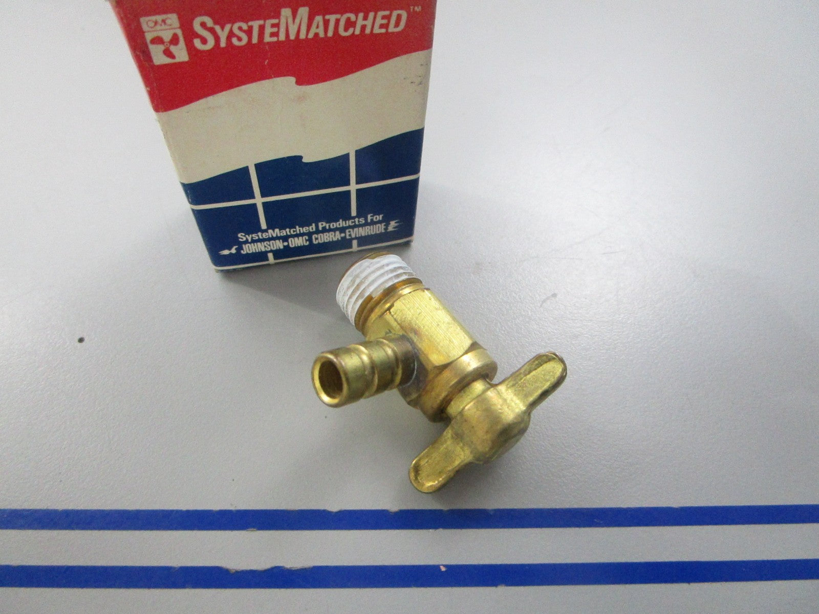 NEW OEM 986040 0986040 OMC Johnson Evinrude Brass Petcock Assembly 0810