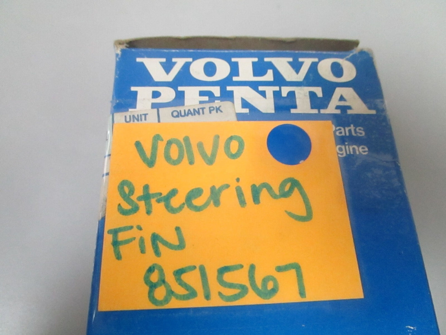*NEW OEM* 0810 Volvo Penta Steering Fin 851567