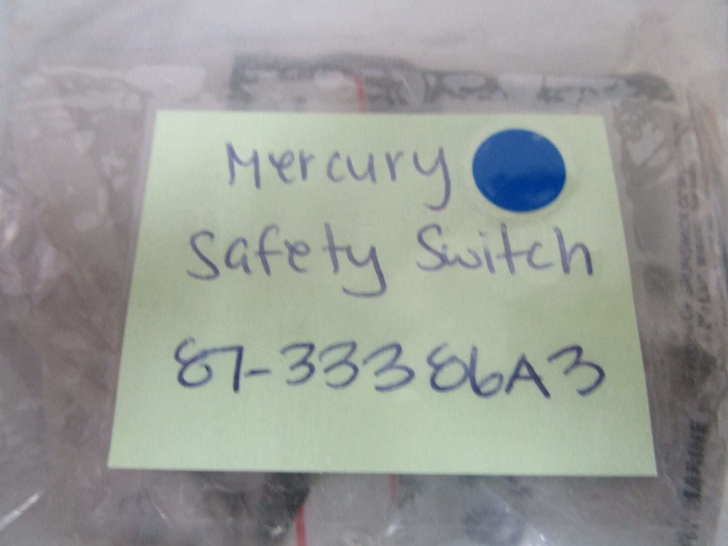 *NEW OEM* 0810 Mercury Quicksilver Safety Switch 87-33386A3