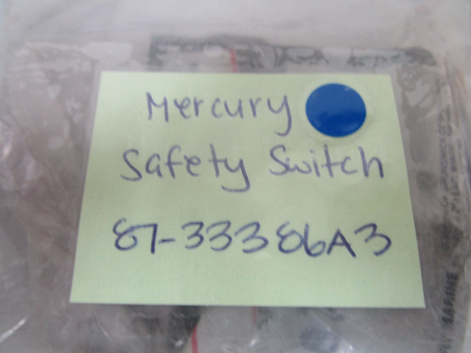*NEW OEM* 0810 Mercury Quicksilver Safety Switch 87-33386A3
