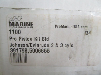 *NEW* 0820 Pro Marine Piston Kit 1100 Rep: 391798 5006655