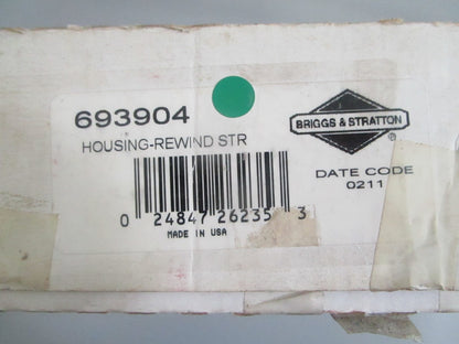 NEW OEM 693904 Briggs & Stratton Rewind Starter Housing 0820