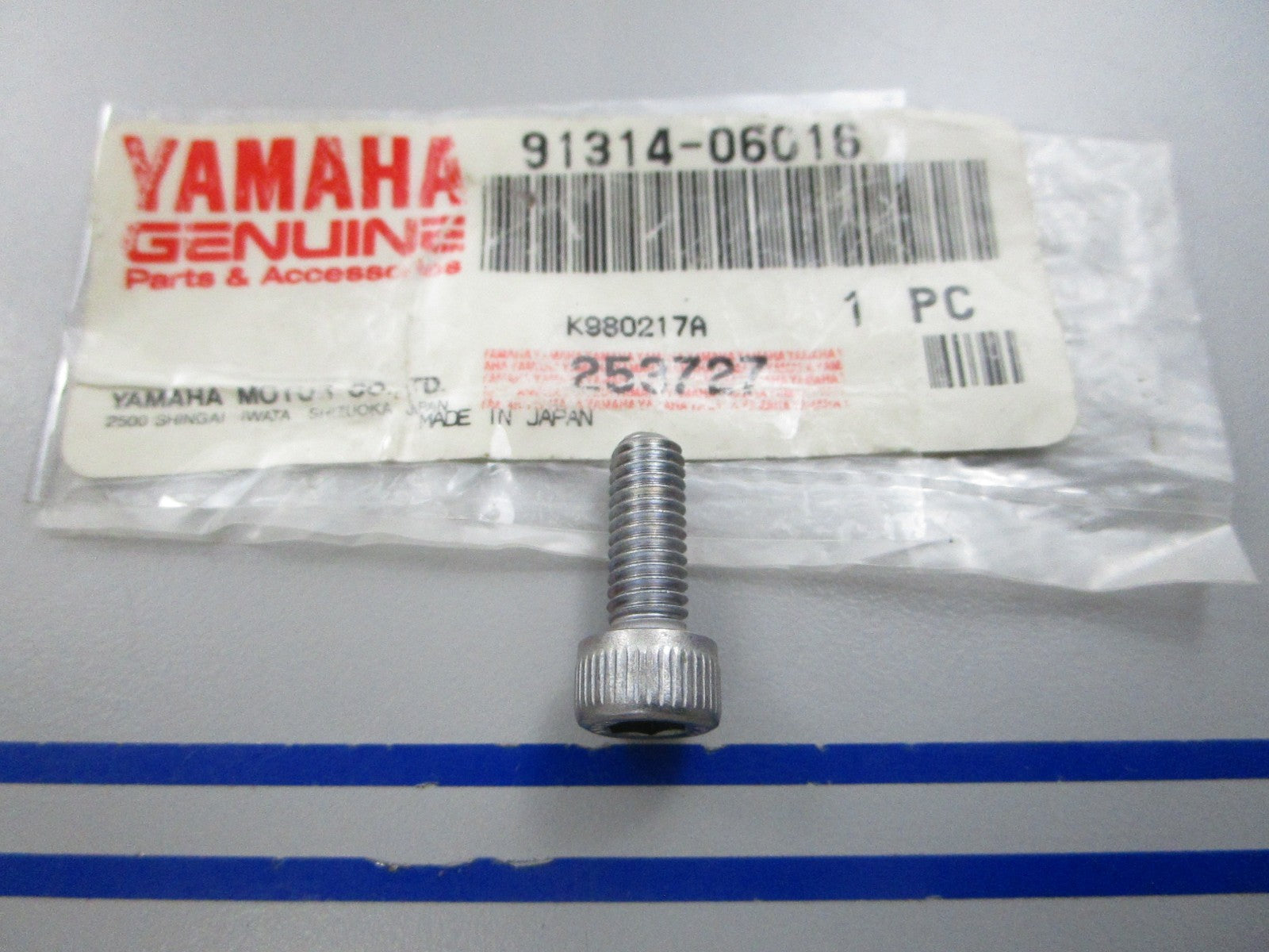NEW OEM 91314-06016 Yamaha Socket Bolt 0810