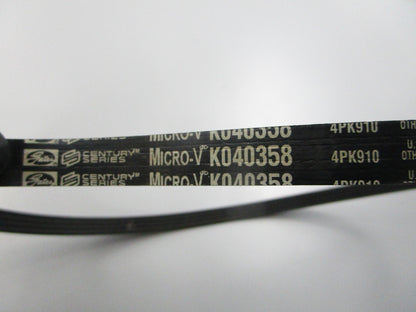 NEW K040358  Gates Micro-V Serpentine Belt 0810