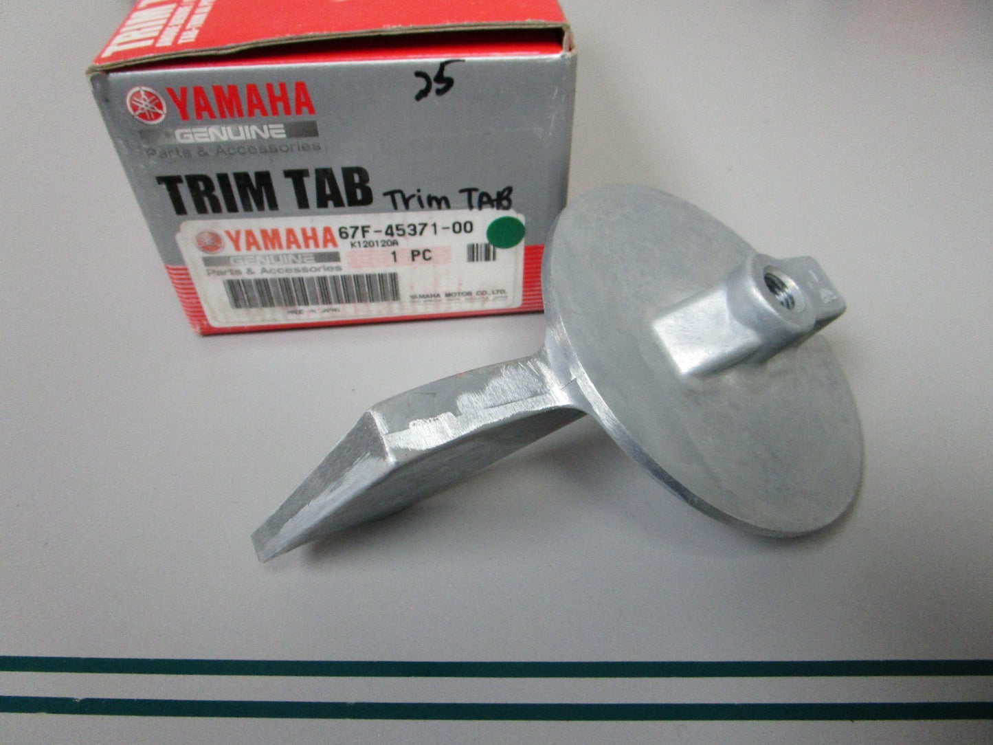 NEW OEM 67F-45371-00-00 Yamaha Trim Tab 0810