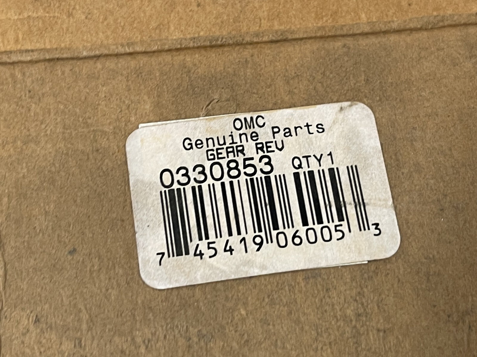 *NEW OEM* 0670 OMC Johnson Evinrude Reverse Gear 0330853 330853