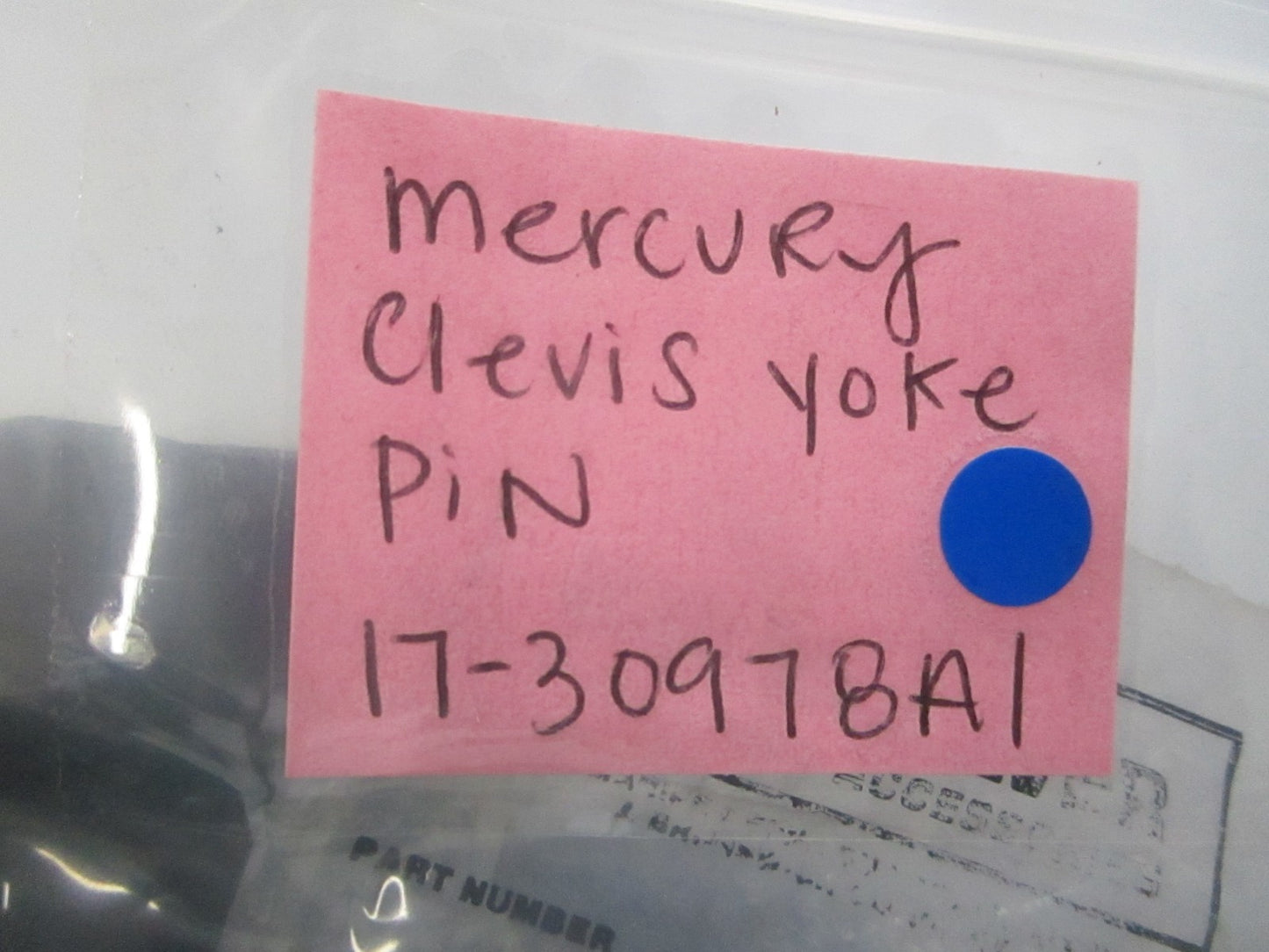 *NEW OEM* 0810 Mercury Quicksilver Clevis Yoke Pin 17-30978A1