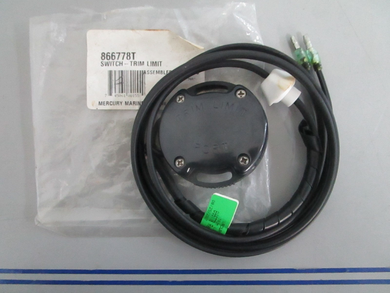 *NEW OEM* 0820 Mercury Quicksilver Trim Limit Switch 866778T