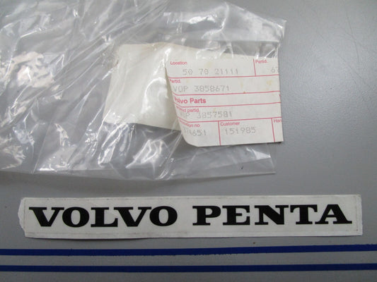 *NEW OEM* 0810 Volvo Penta SX Decal 3858671